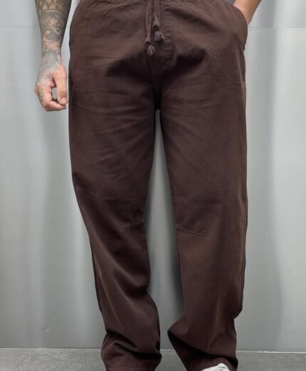 Gabardin Baggy Pantolon